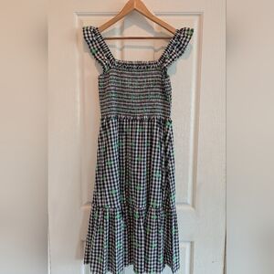 Kate Spade Women's Gingham Voile Smocked Dress